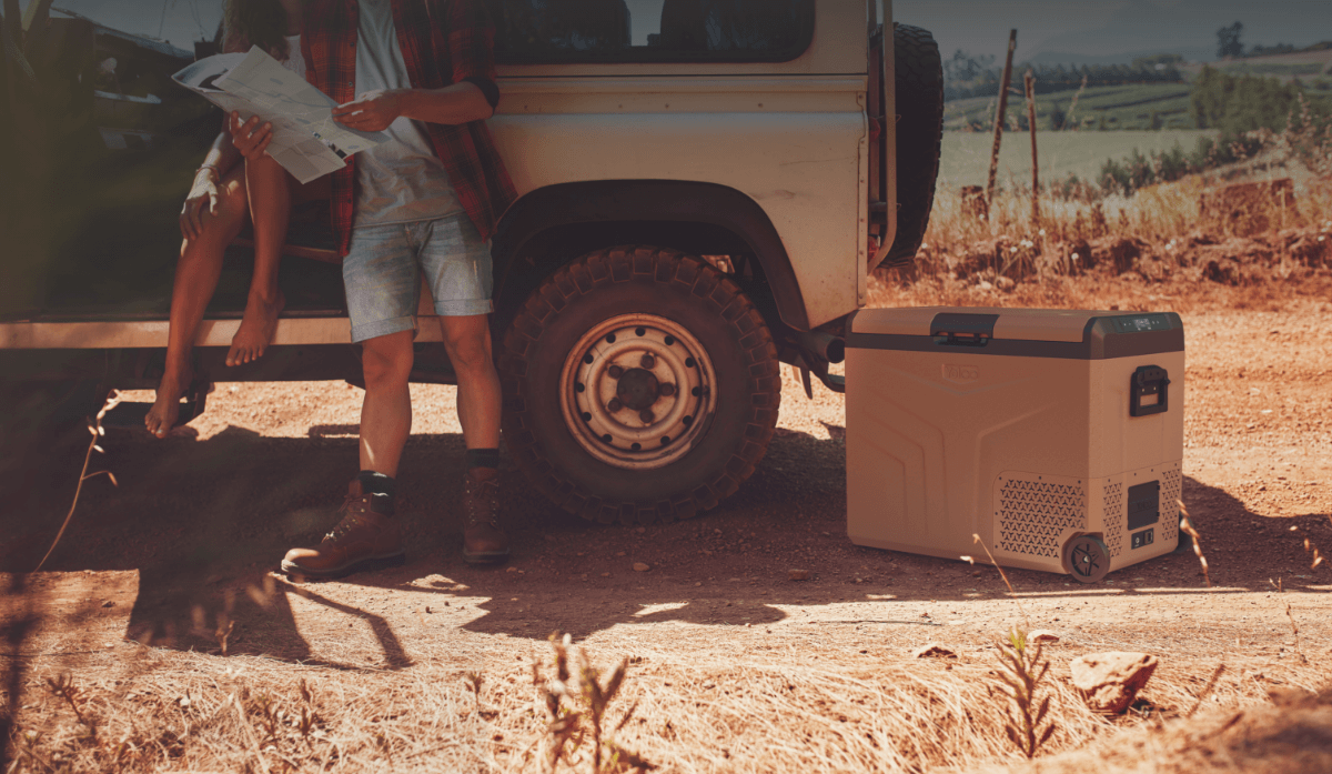 Mann in einer LKW-Kabine