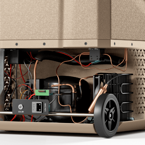 Kompressor der Kühlbox