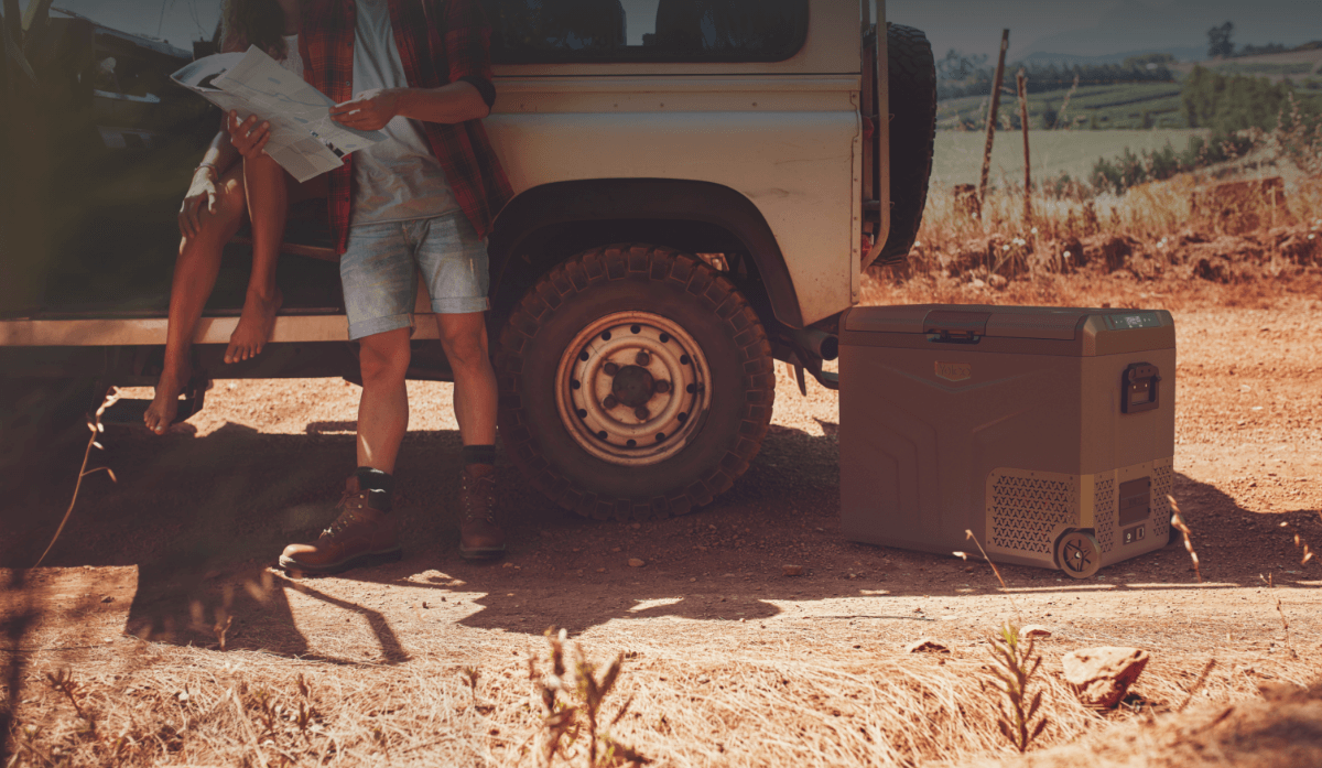 Mann in einer LKW-Kabine