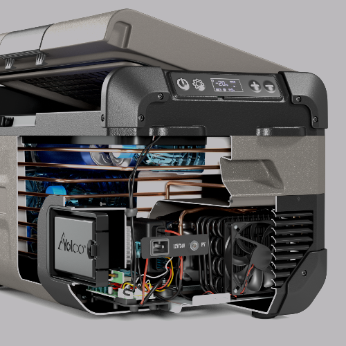 Kompressor der Kühlbox