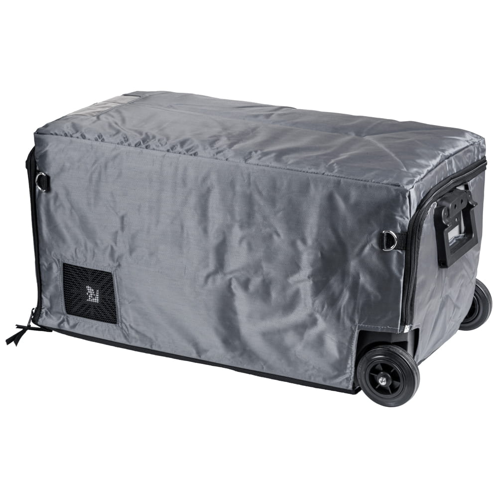 Seitenansicht der Abdeckung mit Tasche