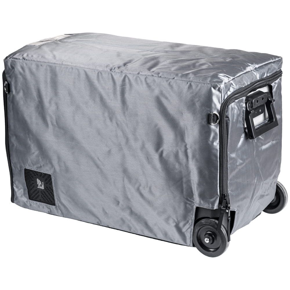 Seitenansicht der Abdeckung mit Tasche