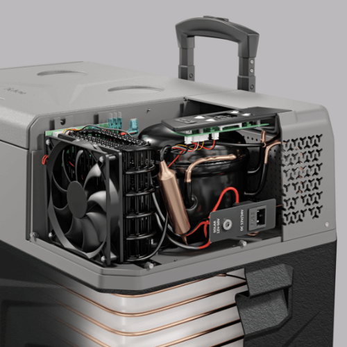 Kompressor der Kühlbox