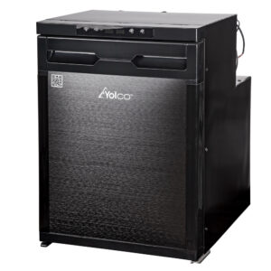 Yolco KL50D Black Einbau-Kompressorkühlschrank