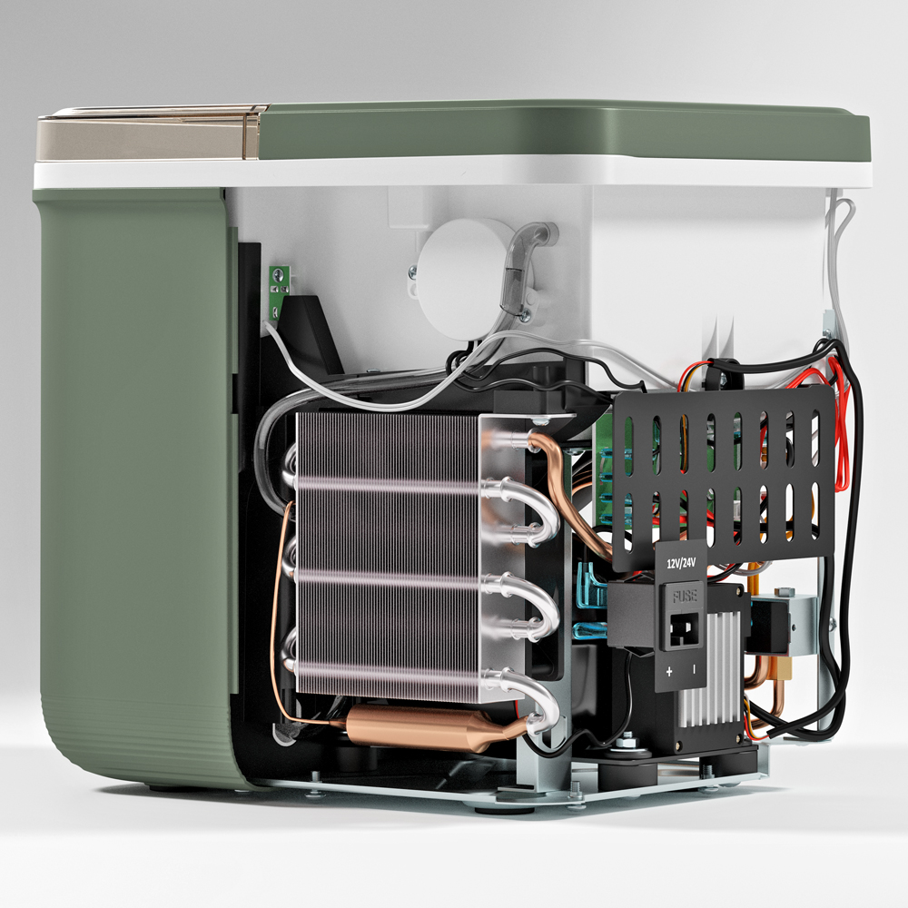 Kompressor der Kühlbox