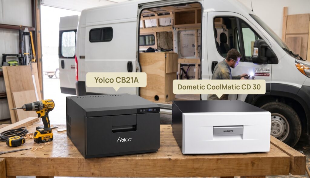 Yolco CB21A vs. Dometic CoolMatic CD 30