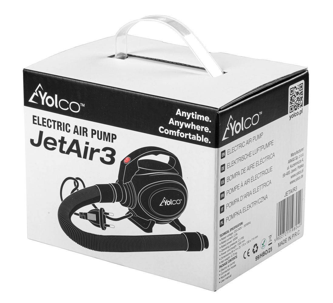 Produktverpackung Yolco JetAir3